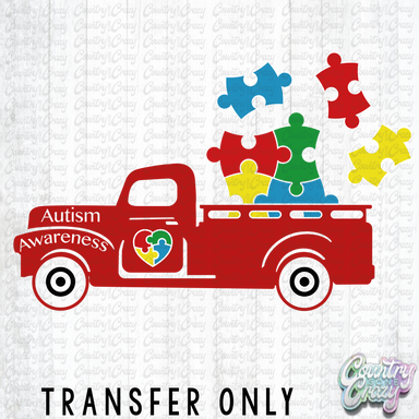 HT215 • Autism Awareness Truck-Country Gone Crazy-Country Gone Crazy