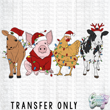 HT2967 • CHRISTMAS FARM ANIMALS-Country Gone Crazy-Country Gone Crazy