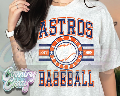 EST. 1962 Houston Astros - T-Shirt-Country Gone Crazy-Country Gone Crazy