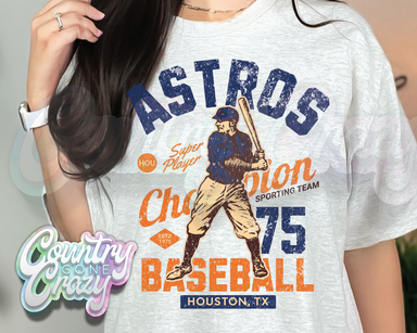 Astros Champion Baseball - T-Shirt-Country Gone Crazy-Country Gone Crazy