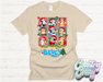 Bluey Christmas - Sand - T-Shirt-Country Gone Crazy-Country Gone Crazy