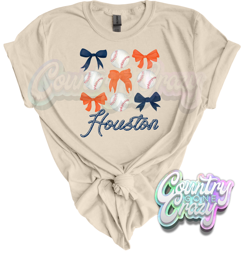 BASEBALL AND BOWS - T-Shirt-Country Gone Crazy-Country Gone Crazy