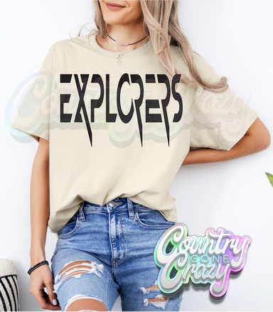 EXPLORERS /// HARD ROCK /// T-SHIRT-Country Gone Crazy-Country Gone Crazy