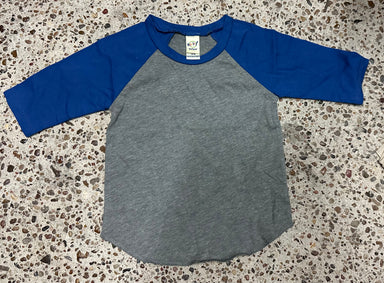 Infant Raglan - Royal Sleeve / Grey Body-Country Gone Crazy-Country Gone Crazy