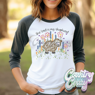The Lord is My Shepherd • Bella Canvas Raglan-Country Gone Crazy-Country Gone Crazy