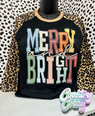 Merry & Bright BOHO •• JLT Raglan// Cheetah Sleeves-Country Gone Crazy-Country Gone Crazy