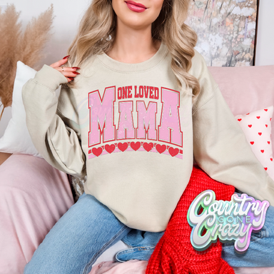 One Loved Mama - Sand Sweatshirt-Country Gone Crazy-Country Gone Crazy