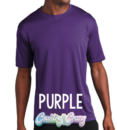 Youth Dri Fit - Purple-Port & Company-Country Gone Crazy
