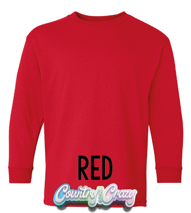 Toddler Long Sleeve - Red-Rabbit Skins-Country Gone Crazy