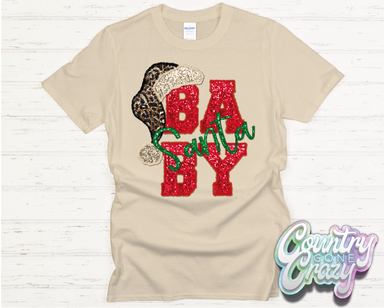 Santa Baby - Sand - T-Shirt-Country Gone Crazy-Country Gone Crazy