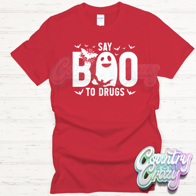 Say Boo to Drugs - T-Shirt-Country Gone Crazy-Country Gone Crazy