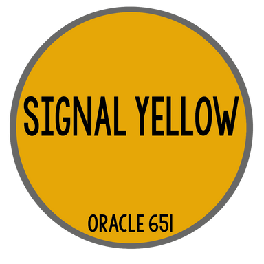 Signal Yellow Sign Vinyl-Orafol-Country Gone Crazy