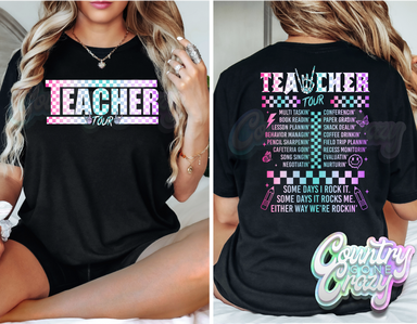 TEACHER TOUR // T-SHIRT-Country Gone Crazy-Country Gone Crazy