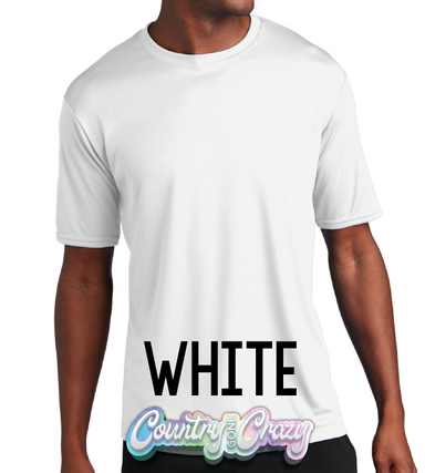 Adult Dri Fit - White-Port & Company-Country Gone Crazy