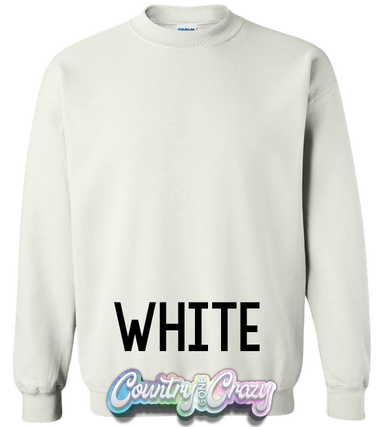 Youth Sweatshirt - White-Gildan-Country Gone Crazy