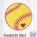 HT3361 • FAUX GLITTER SOFTBALL-Country Gone Crazy-Country Gone Crazy