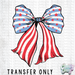 HT3456 • RED WHITE BLUE BOW-Country Gone Crazy-Country Gone Crazy