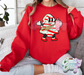 Christmas Cake with Stanley Chenille Patch - Sweatshirt-Country Gone Crazy-Country Gone Crazy