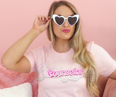 Counselor 💞 Barbie 💖 T-Shirt-Country Gone Crazy-Country Gone Crazy