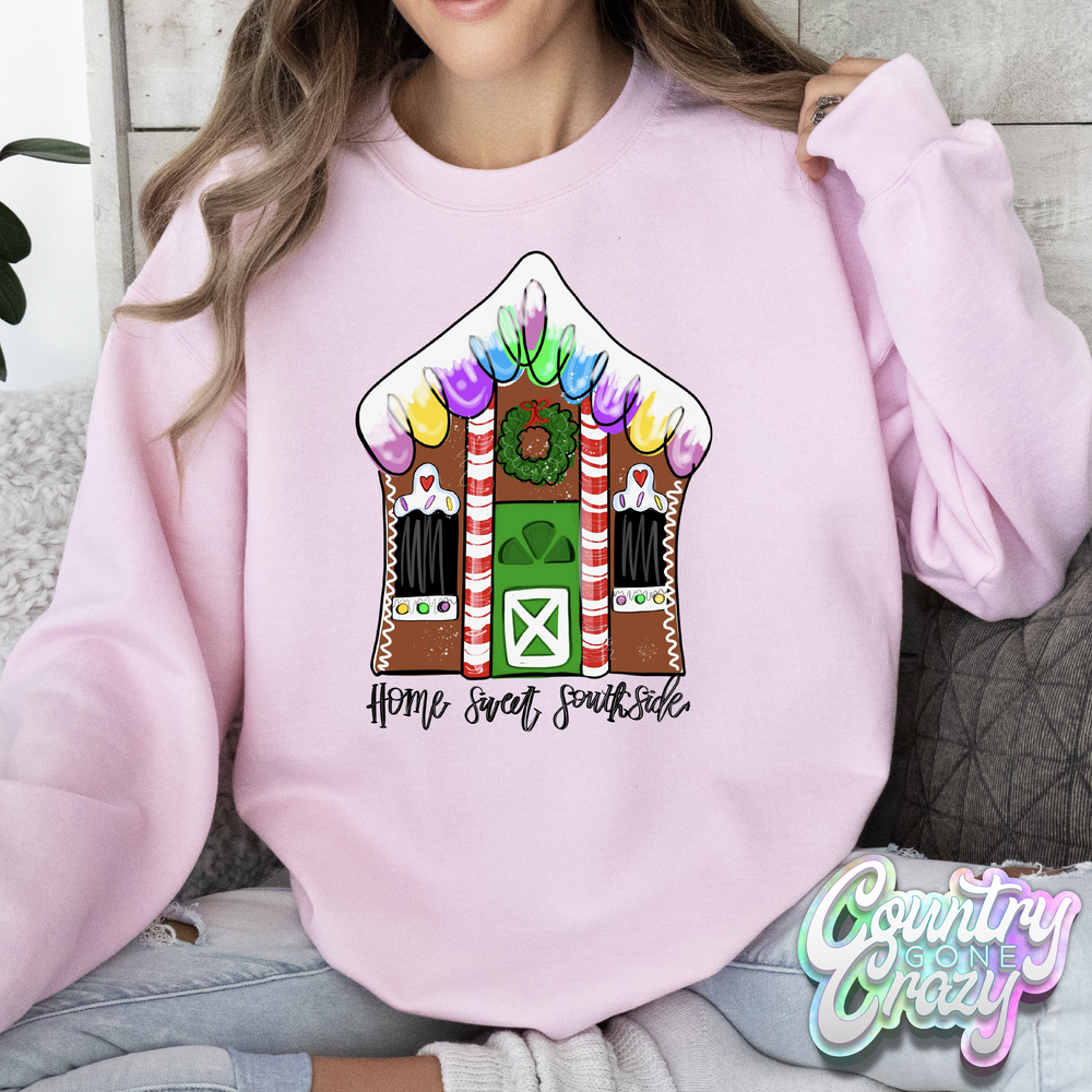 Home Sweet Southside - Light Pink Sweatshirt-Country Gone Crazy-Country Gone Crazy