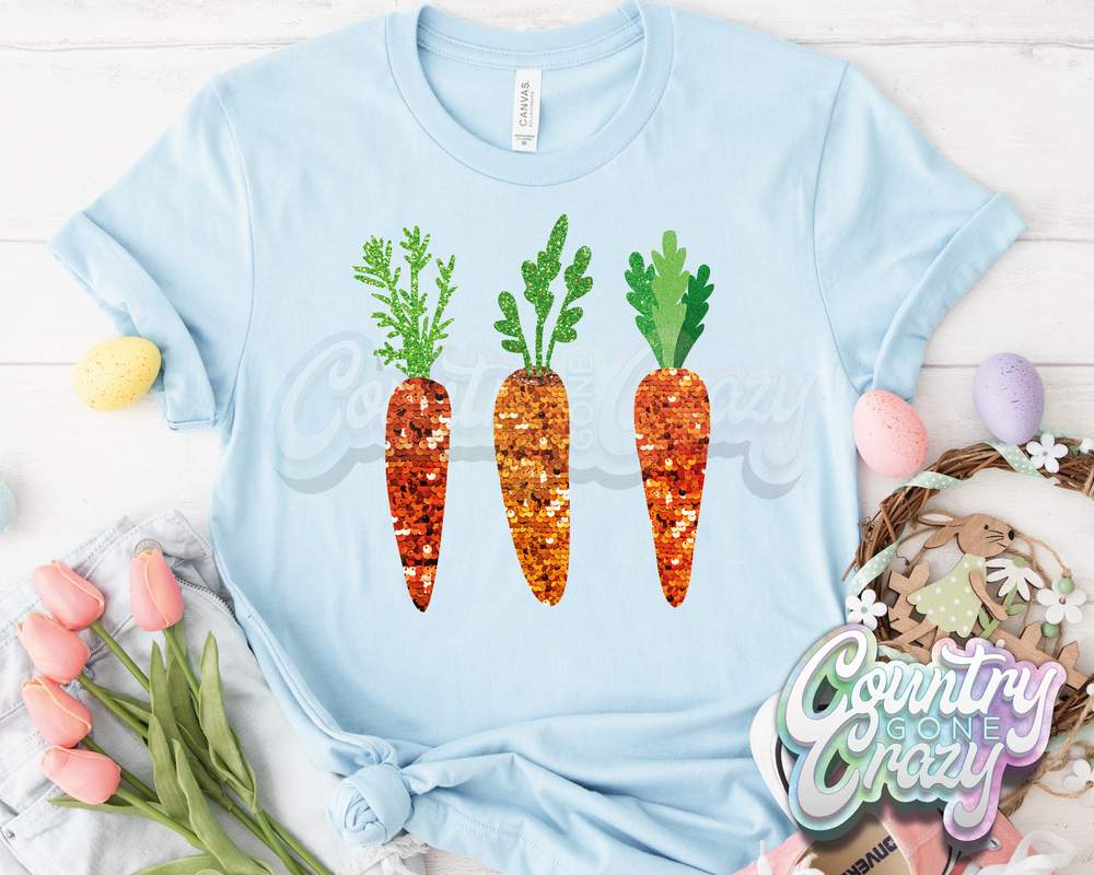 Sequin Carrots - T-Shirt-Country Gone Crazy-Country Gone Crazy