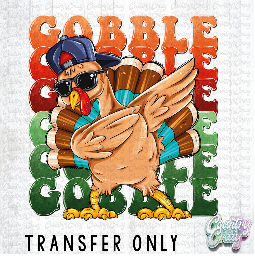 HT2736 • DABBING TURKEY GOBBLE-Country Gone Crazy-Country Gone Crazy