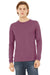 Heather Maroon - Adult Long Sleeve-Bella + Canvas-Country Gone Crazy