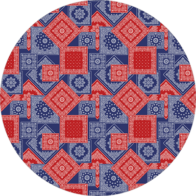 BA005 - Red & Blue Bandanas-Country Gone Crazy-Country Gone Crazy