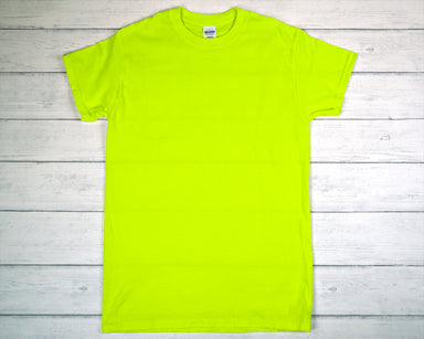 Safety Green - Adult Ultra Cotton T-Shirt-Gildan-Country Gone Crazy