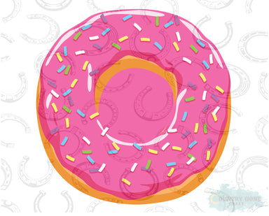 HT068 • Pink Donut with Sprinkles-Country Gone Crazy-Country Gone Crazy