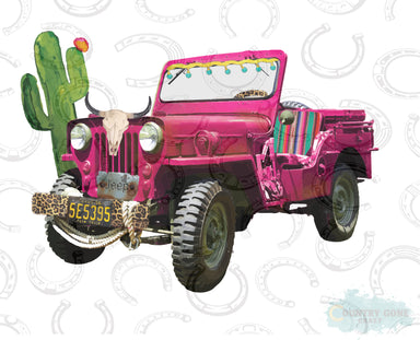 HT632 • Pink Jeep-Country Gone Crazy-Country Gone Crazy