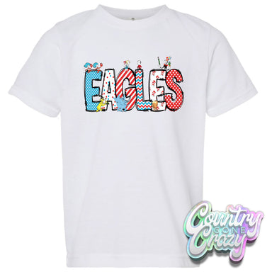 EAGLES Dr. Seuss Letters T-Shirt-Country Gone Crazy-Country Gone Crazy