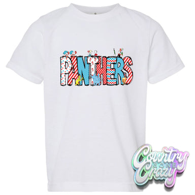 Panthers Dr. Seuss Letters T-Shirt-Country Gone Crazy-Country Gone Crazy