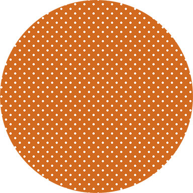 PD017 - Burnt Orange Polka Dot-Country Gone Crazy-Country Gone Crazy