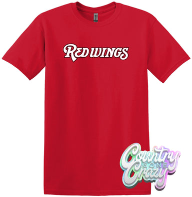 Red Wings T-Shirt-Country Gone Crazy-Country Gone Crazy