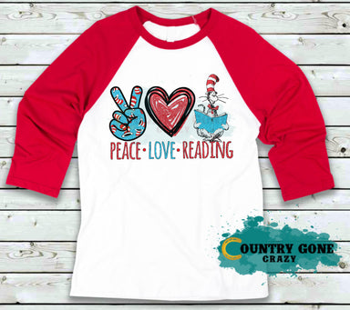 HT1242 • Peace Love Reading-Country Gone Crazy-Country Gone Crazy