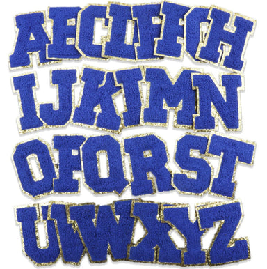 Chenille Iron-On Patches - Blue-Country Gone Crazy-Country Gone Crazy