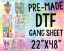PRE-MADE GANG SHEET - EASTER - ADULT-Country Gone Crazy-Country Gone Crazy