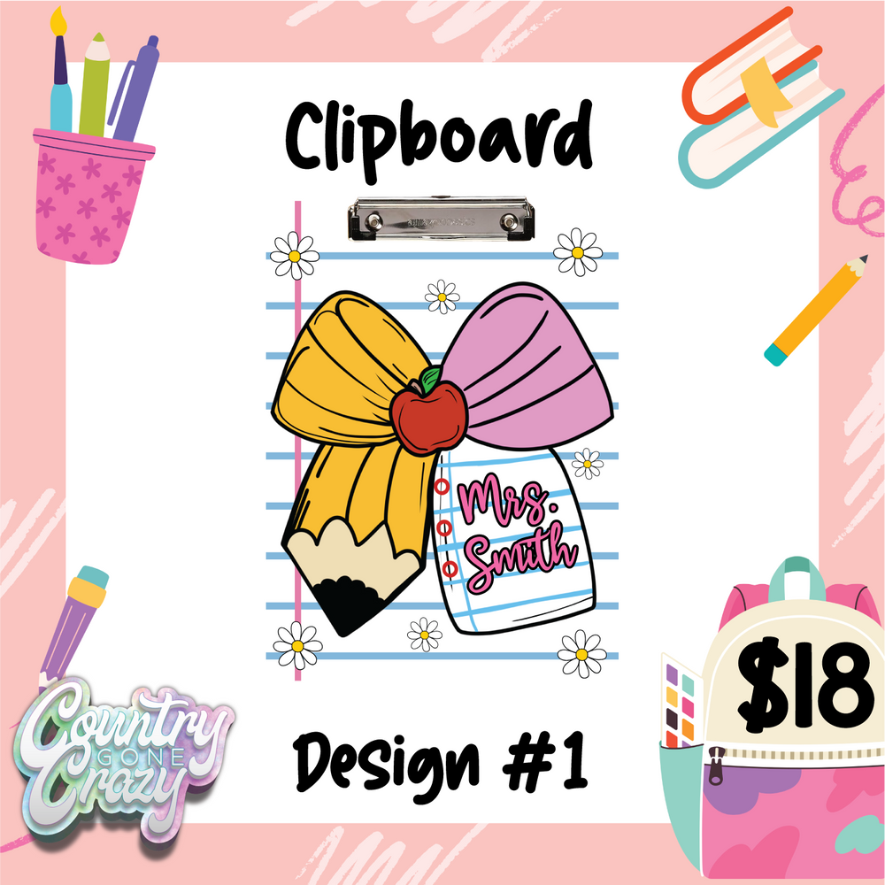 Teacher Clipboards-Country Gone Crazy-Country Gone Crazy