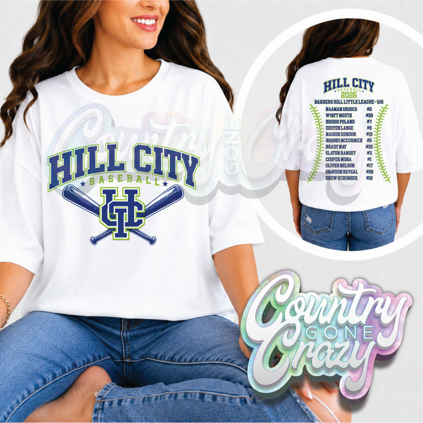 HILL CITY BASEBALL - 5/6 - ROSTER