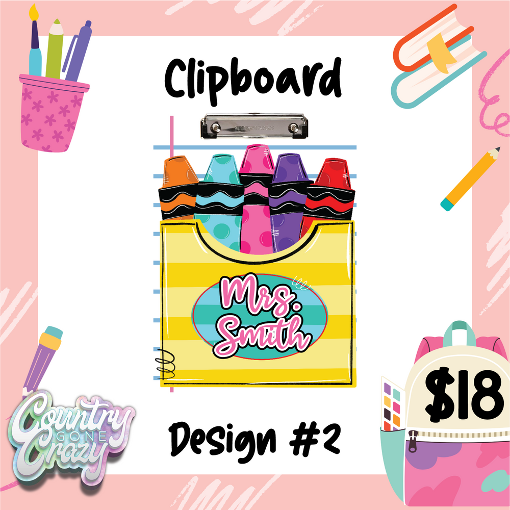 Teacher Clipboards-Country Gone Crazy-Country Gone Crazy