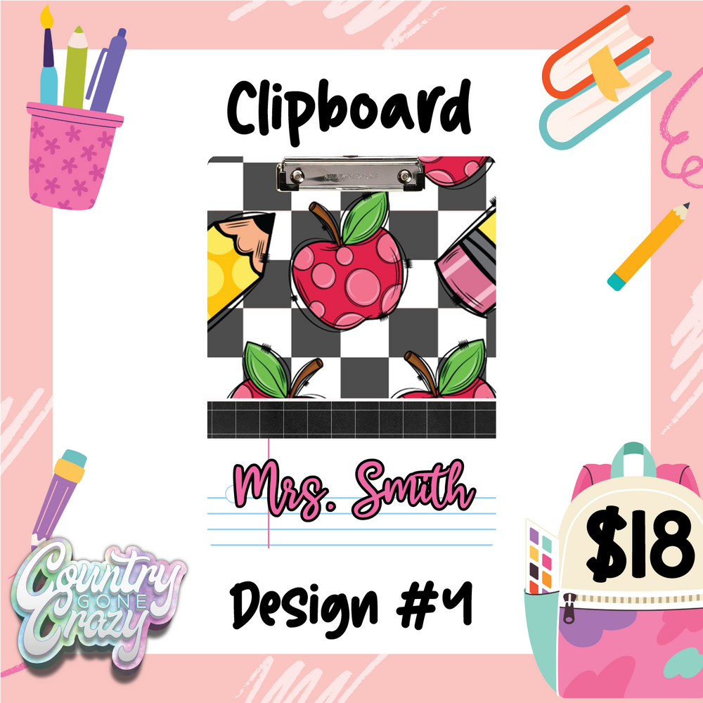 Teacher Clipboards-Country Gone Crazy-Country Gone Crazy