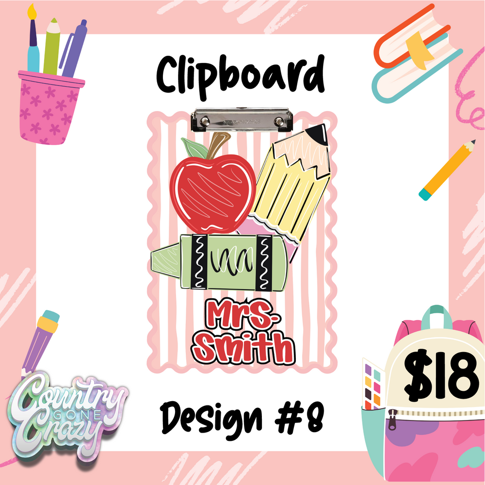 Teacher Clipboards-Country Gone Crazy-Country Gone Crazy