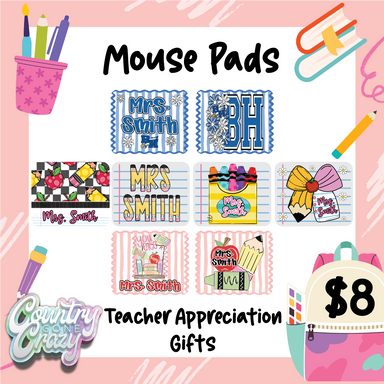 Teacher Mouse Pad-Country Gone Crazy-Country Gone Crazy