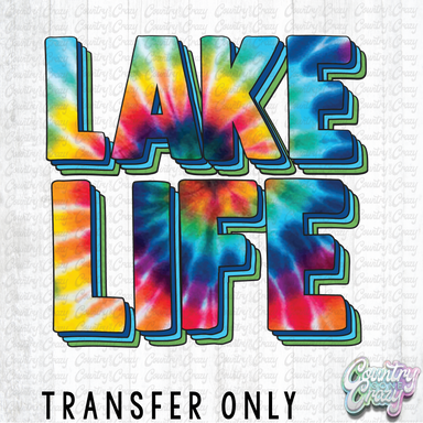 HT1004 • Lake Life Tie Dye-Country Gone Crazy-Country Gone Crazy