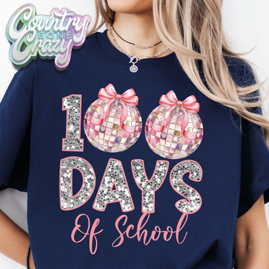 100 DAYS OF SCHOOL - DISCO / T-Shirt-Country Gone Crazy-Country Gone Crazy