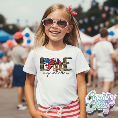 Love My Veteran - T-Shirt-Country Gone Crazy-Country Gone Crazy