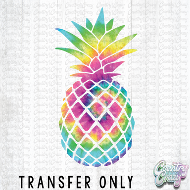 HT1015 • Tie Dye Pineapple-Country Gone Crazy-Country Gone Crazy