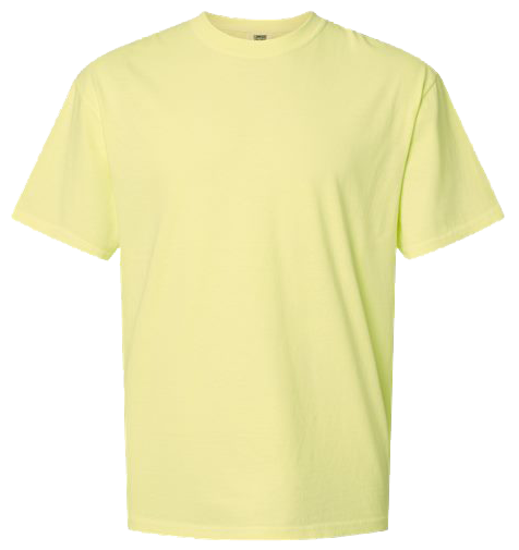 Neon Lemon - Comfort Colors - Short Sleeve Crew Neck T-Shirt-Comfort Colors-Country Gone Crazy