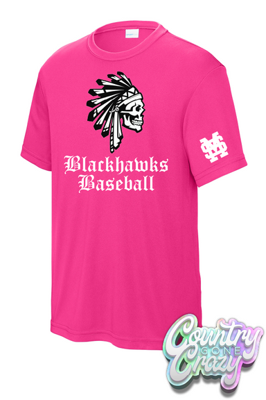 Blackhawks - Neon Pink-Sport-Tek-Country Gone Crazy